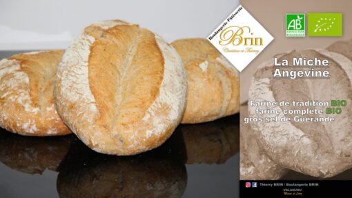 La miche Anjevine - Boulangerie Brin