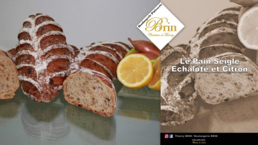 Le pain échalotes, citron - Boulangerie Brin