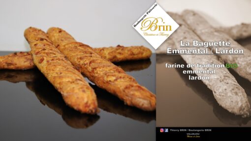 La baguette emmental, ladron - Boulangerie Brin
