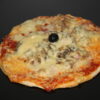 Pizza Choletaise individuelle (tomate, jambon, champignon, olive, emmental) - Boulangerie Brin
