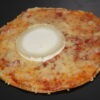 Pizza chèvre individuelle (tomate, lardon, chèvre, emmental) - Boulangerie Brin