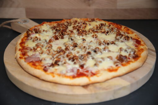 Pizza Rital (Sauce tomate, bacon, figues moelleuses, mozzarella)