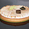 Tarte au citron meringuée ( fond de pâte sucrée, crème citron et meringue italienne)